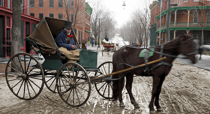 CODIJY Colorizer Proで着色された1890年代～1910年代のアメリカ・バーモント州の写真