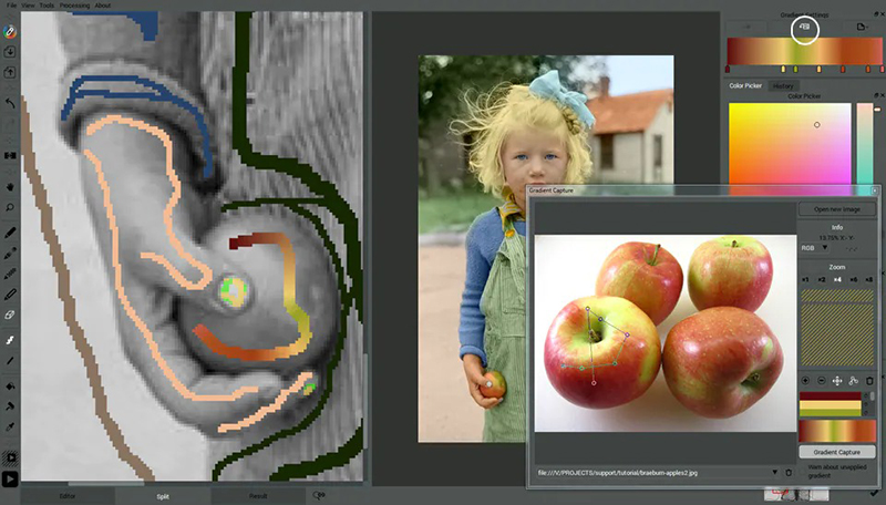 別の写真から、使いたい色を抽出（Proのみ）