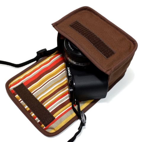 suono、ソニーVLOGCAM ZV-E10用の布製ケース。6,000円 - デジカメ Watch