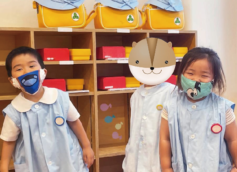 処理後のサンプル画像。ロッカーの名前も消去されている