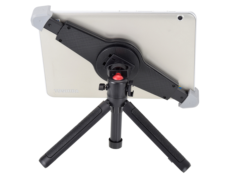 タブレットの対角線を固定する