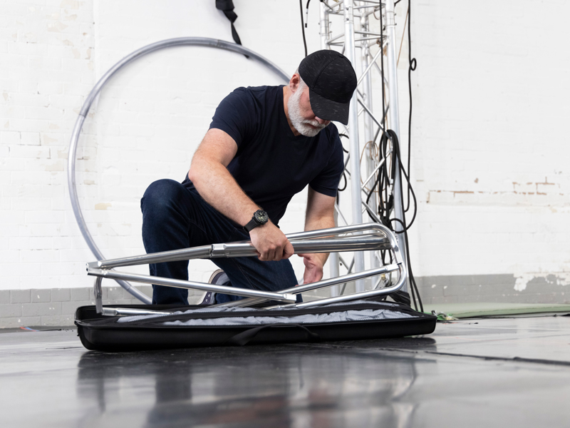 コンパクトに収納できる