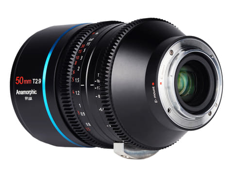 SIRUIのアナモルフィックレンズに、35mmフルサイズ用の「50mm T2.9 1.6