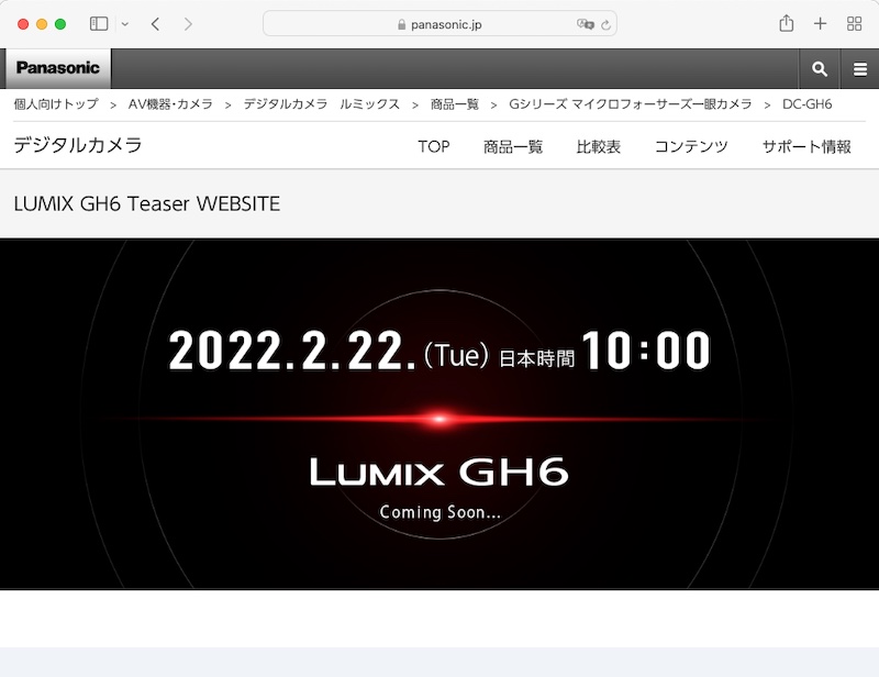 <a href="https://panasonic.jp/dc/products/g_series/gh6.html" class="n" target="_blank">パナソニックのWebサイトより</a>