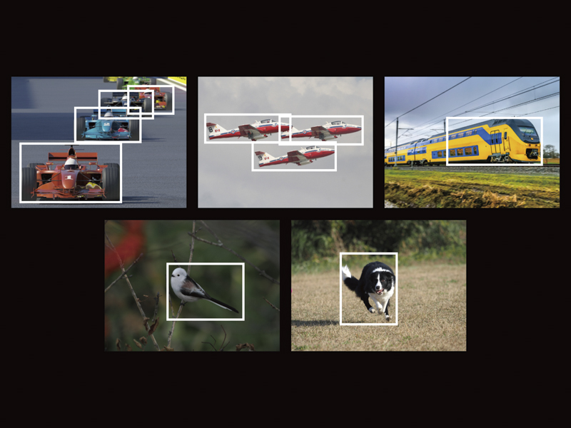 被写体を認識するとAFフレームが表示されピントを合わせられる