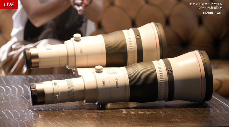 キヤノンのCP+2022ライブ配信より