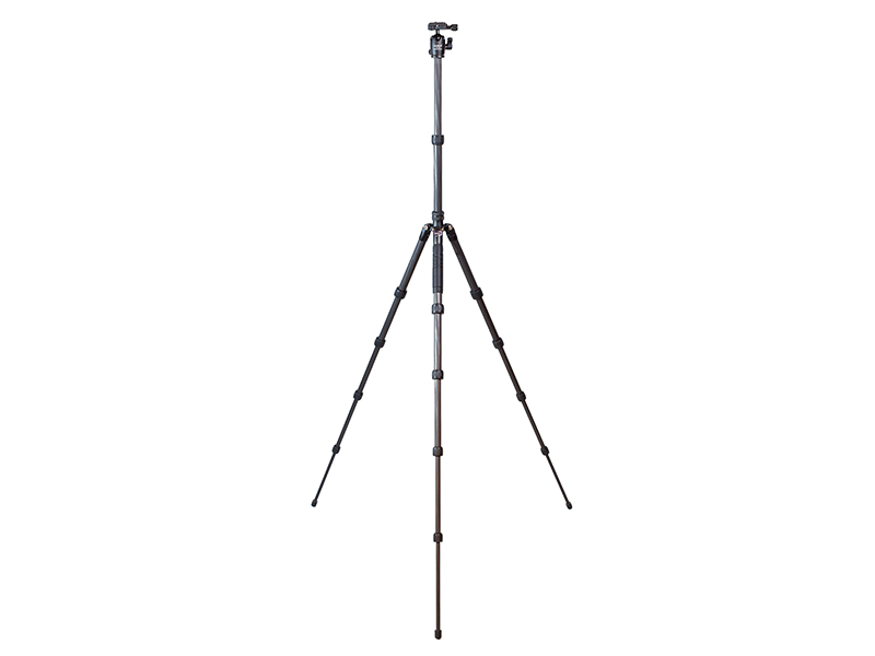 センターポールは2段伸縮式