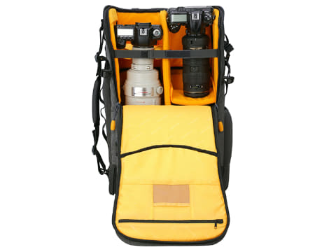 バンガード、超望遠レンズ600mm＋800mmの2本を収納できるバックパック
