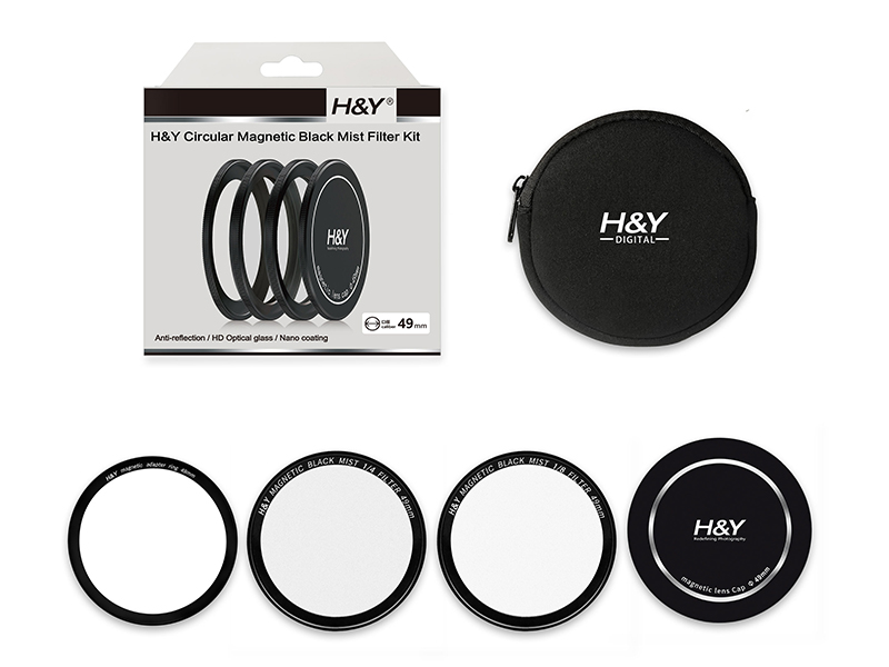 49mm Magnetic Black Mist フィルターKit
