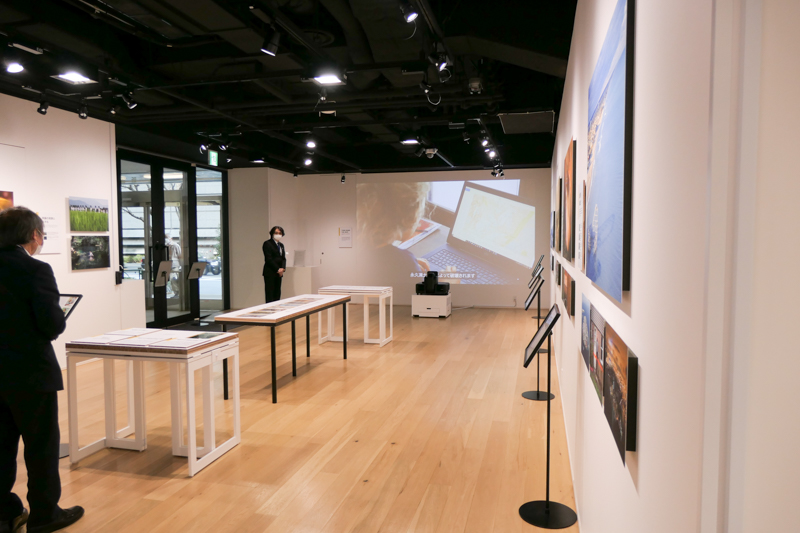 1階のエプサイトギャラリー。場所は以前と同じ