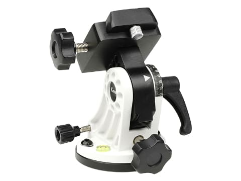 スマホ操作に対応したポータブル赤道儀「スカイメモSW」。専用の微動雲