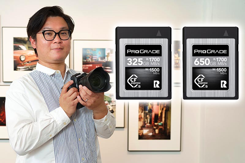 Z 9を愛用する上田晃司さん。自身が運営するショップ「MONO GRAPHY Camera & Art」にて