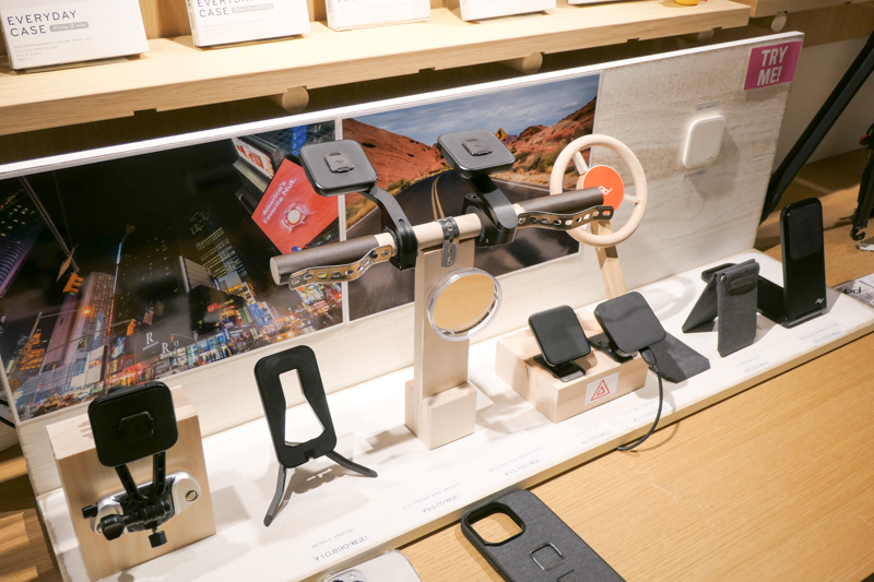 店長お手製の什器