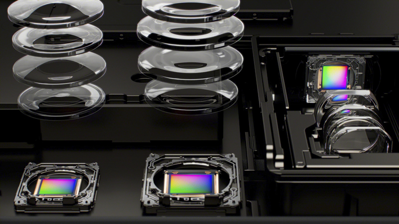 レンズおよび撮像素子の構成