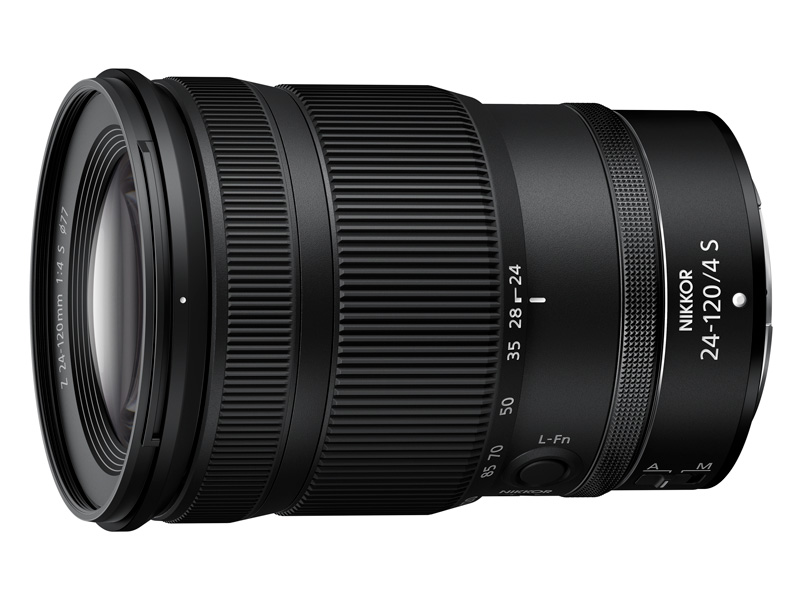 対象カメラのひとつ「NIKKOR Z 24-120mm f/4 S」