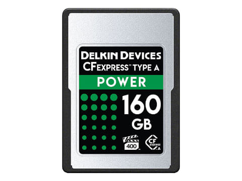 Delkin、最大読み出し880MB/秒のCFexpress Type Aカード。容量80/160GB