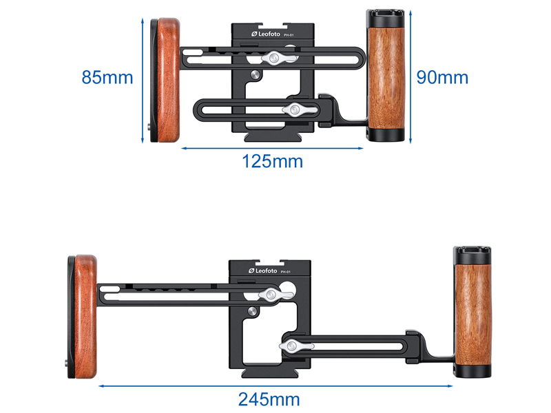 ハンドルの角度調整も可能