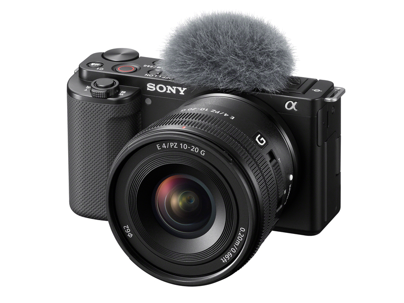 「VLOGCAM ZV-E10」への装着例