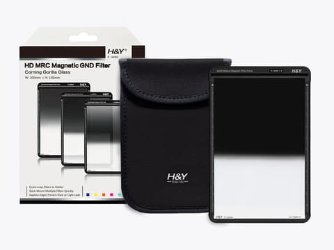 H&Y、ND32の100mm幅角型グラデーションフィルターにハードタイプ H&Y、ND32の100mm幅角型グラデーションフィルターにハードタイプ