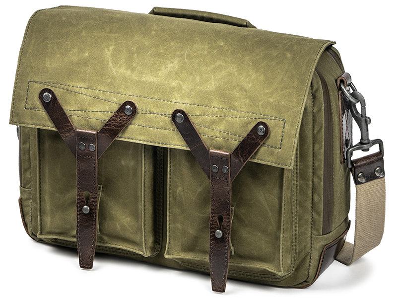 ビンテージグリーン×ブラウンレザー