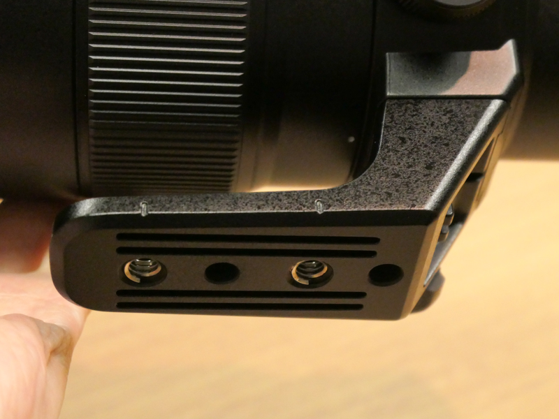 三脚座のプレート部分