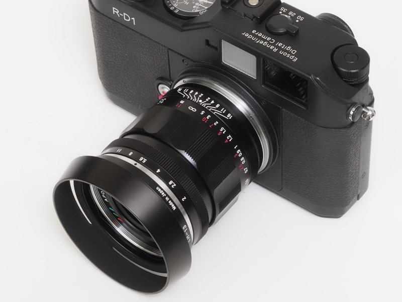 フォクトレンダー史上最高性能の準広角レンズである、アポランター35mm F2 Aspherical VMも使いました。画素数600万でも使用する意味ありとみました。R-D1の像の厚みとマッチングが良い感じです。