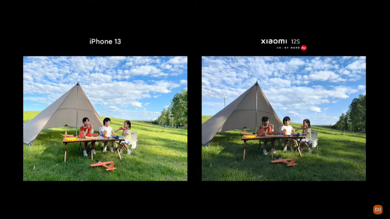 iPhone 13との画作り比較