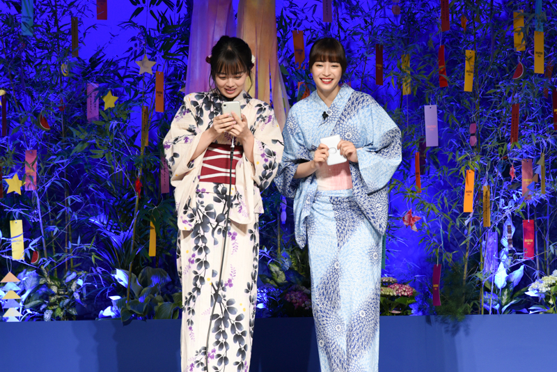 撮影を楽しむお二人