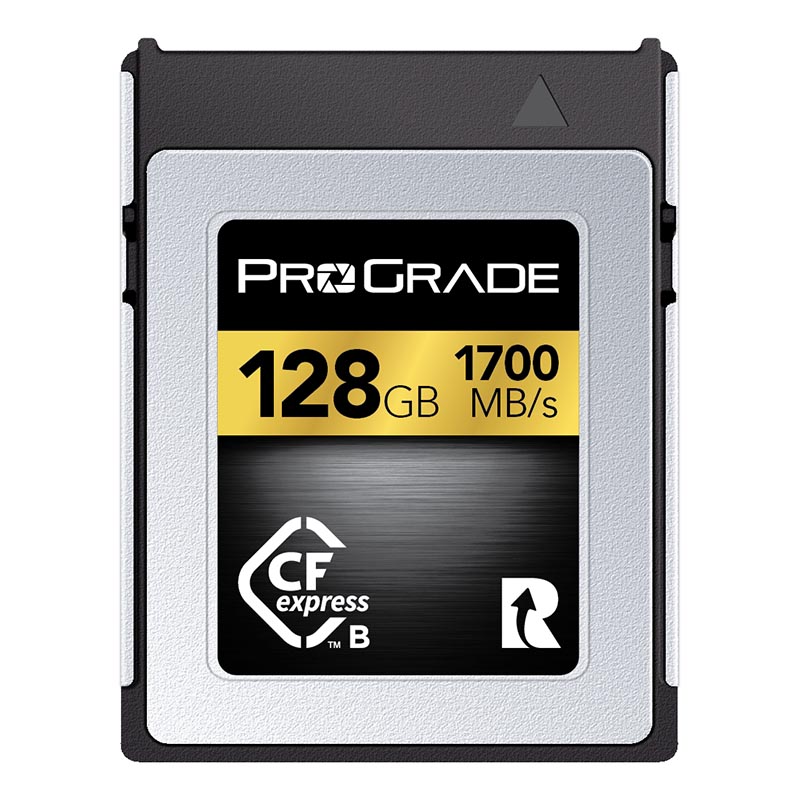 CFexpress Type B<br>GOLD<br><span class="fnt-85">最低継続書込速度：140MB/秒</span><br><span class="fnt-85">実勢価格：14,000円前後（128GB）</span>