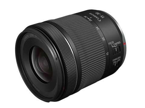 キヤノン、小型軽量タイプの広角ズーム「RF15-30mm F4.5-6.3 IS STM