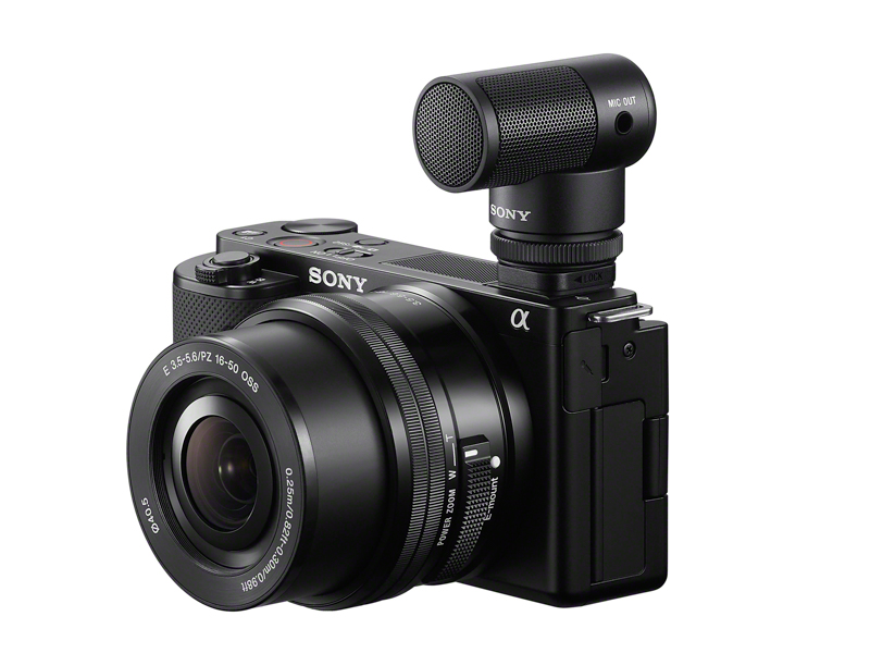 VLOGCAM ZV-E10への装着例