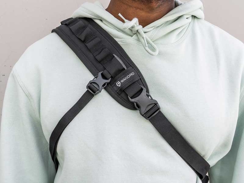 サポートストラップを使用した様子