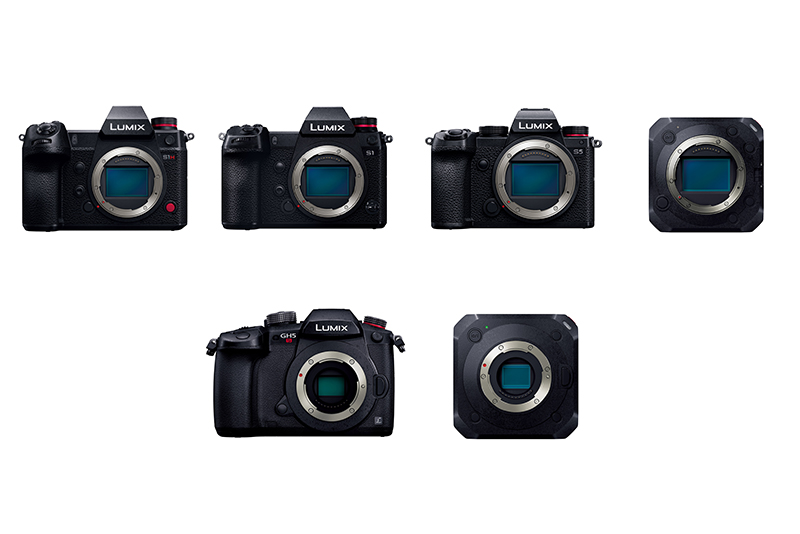 アップデート対象の6機種。