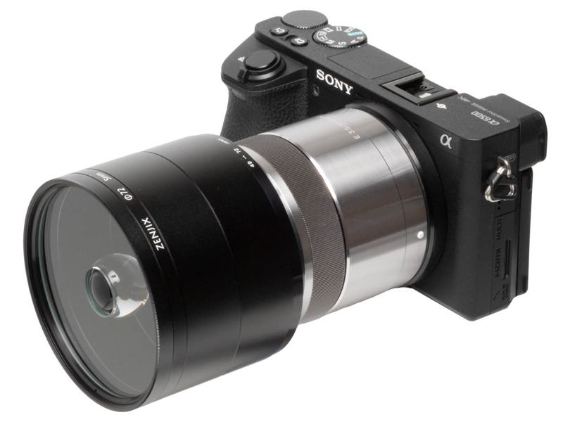 使用イメージ（※72mmへのステップアップリングは別売）