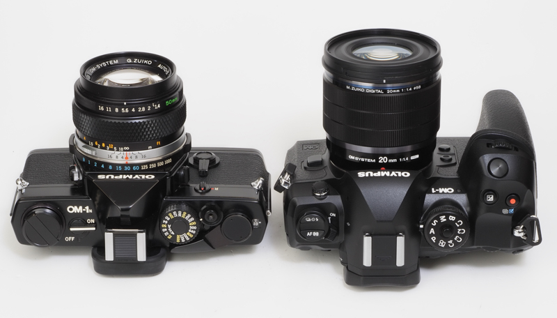 うちにある中でいちばんキレイなダイジダイジのOM-1NとOM-1を並べて撮っております。どっちがカッコいいかとか言わないようにお願いします。