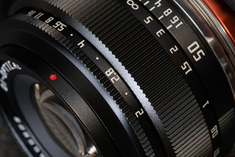 絞りリングとフォーカスリング