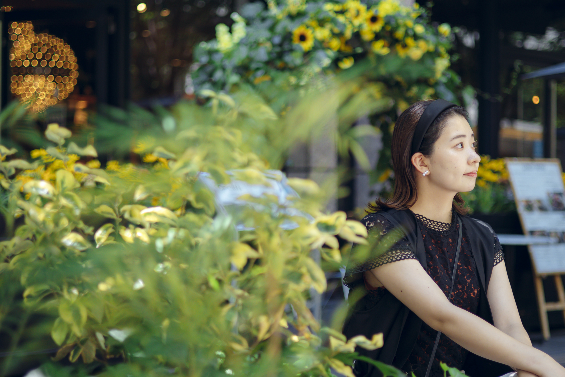 横顔でもしっかりとピントが合う