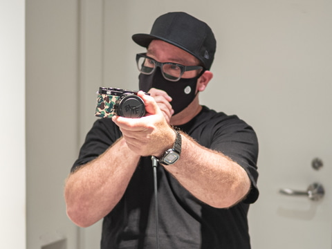[激レア] ライカ × ウェイド コラボパーカー　カメラ　メンズL Leica x WADE ライカ コラボパーカー プルオーバー BLACK M