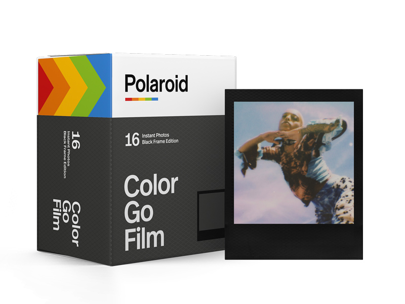 Polaroid Go カラーフィルム ブラックフレームエディション（以下同）