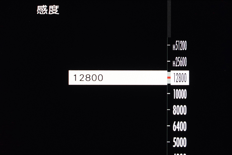 常用の最高ISO感度は12800。これ自体はX-H1やX-T4と変わりません。