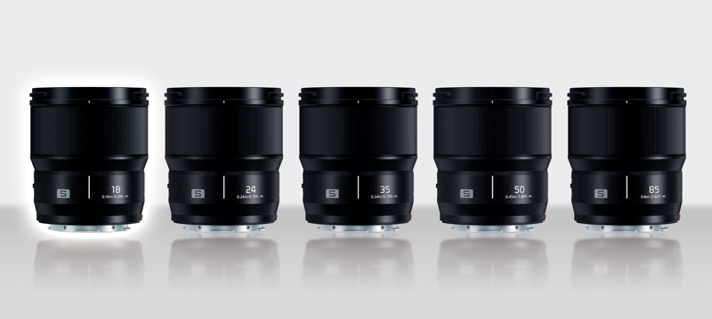 F1.8単焦点シリーズのラインナップ