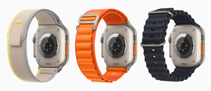 左からトレイルループバンド、アルパインループ、オーシャンバンド