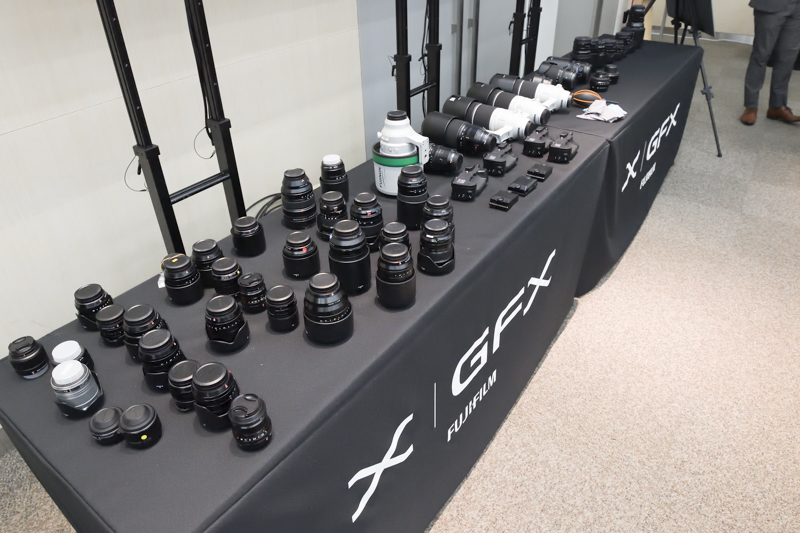 体験可能なレンズたち