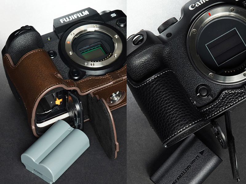 左：X-H2S　右：EOS R7