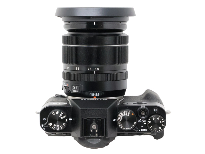 「XF18-55mmF2.8-4 R LM OIS」に装着