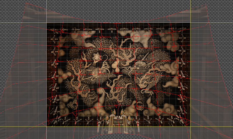 分割撮影の様子