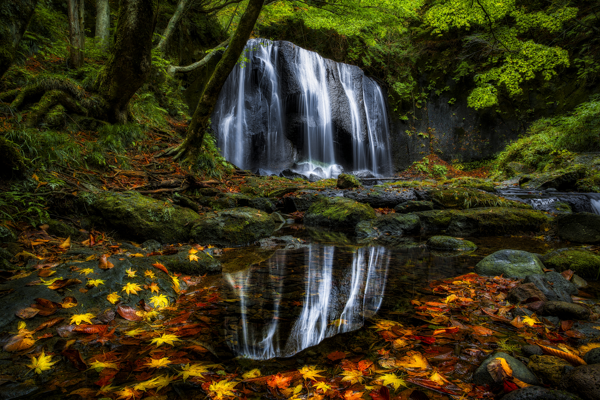 センターユニットを交換し、三脚をほぼ180°まで全開脚にして水面ギリギリにカメラをセット。難しい構図もG4ギア雲台があれば精緻に決められる<br> <br><span class="fnt-85">SIGMA dp0 Quattro／14mm（21mm相当）／マニュアル露出（F11）／ISO 100／WB：5,500K／SFDモードを使用して露出の異なる7枚を合成</span>