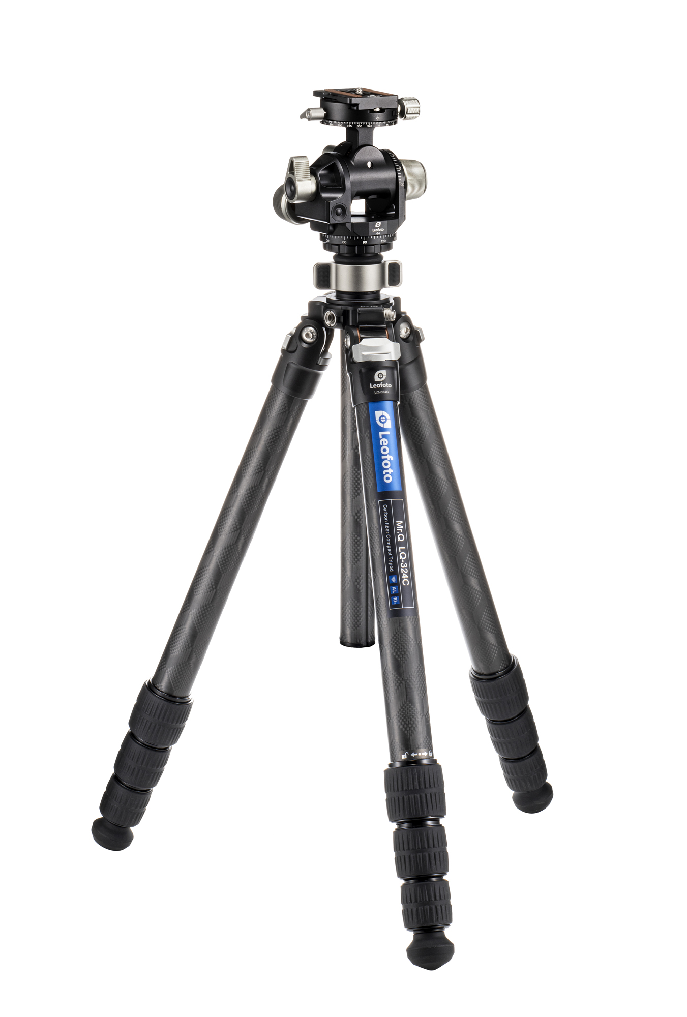 <span class="fnt-110"><b>LQ-324C</b></span><br>価格：12万5,400円（税込）／伸長：1,308mm／全伸長：1,598mm／収納高：493mm／最低高：78mm／段数：4段／最大脚径：32mm／耐荷重：15kg／質量：1,490g<br>　<br><span class="fnt-110"><b>G4</b></span><br>価格：9万9,000円（税込）／高さ：108mm／耐荷重：20kg／質量：690g