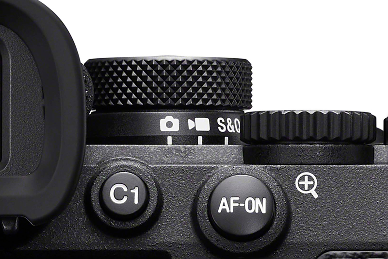 静止画/動画/S&Q切り換えダイヤル