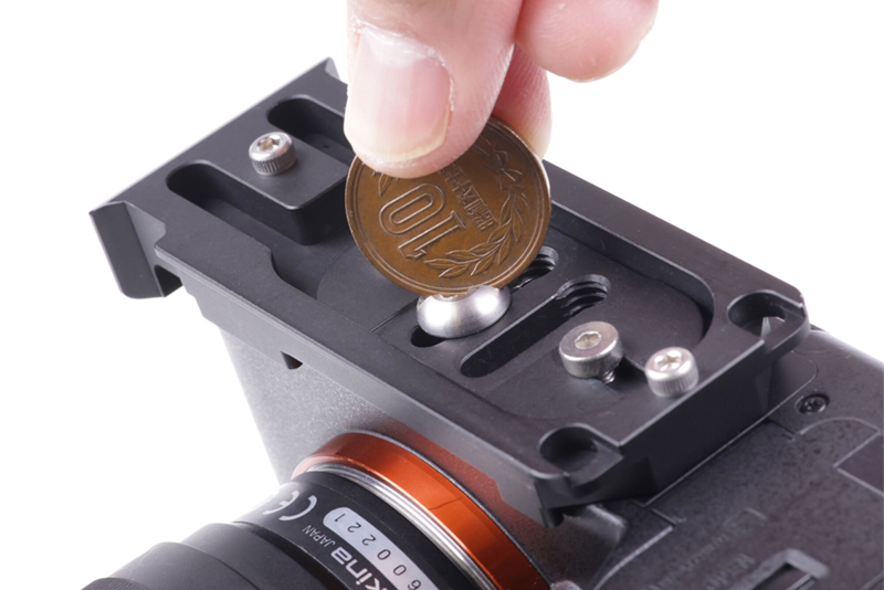 取付はコインなどを使用